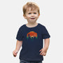 Dinosaur Game-Baby-Basic-Tee-dandingeroz
