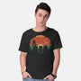 Dinosaur Game-Mens-Basic-Tee-dandingeroz