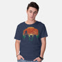 Dinosaur Game-Mens-Basic-Tee-dandingeroz