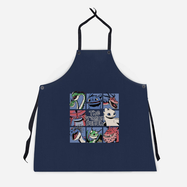 The Dragon Bunch Show-Unisex-Kitchen-Apron-Studio Mootant