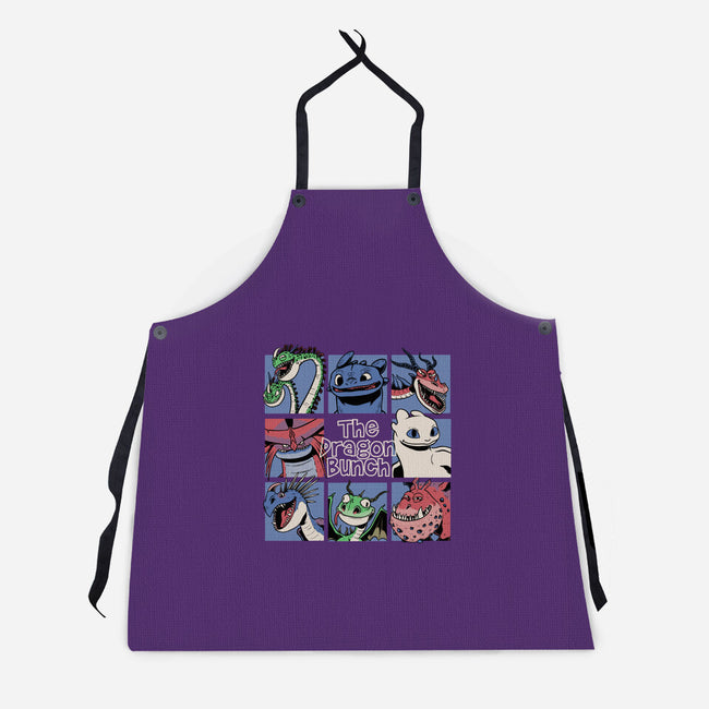 The Dragon Bunch Show-Unisex-Kitchen-Apron-Studio Mootant