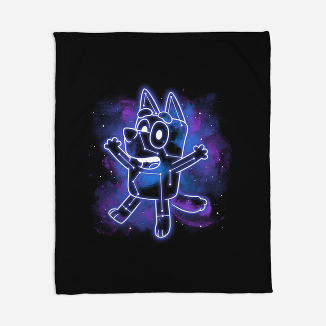 Heeler Constellation-None-Fleece-Blanket-retrodivision