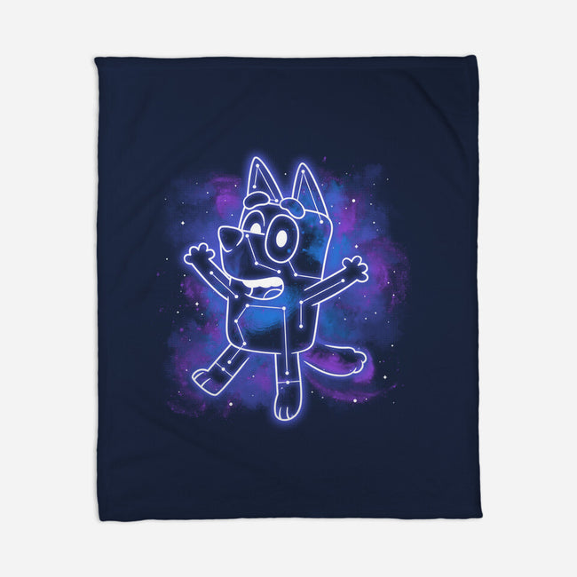 Heeler Constellation-None-Fleece-Blanket-retrodivision