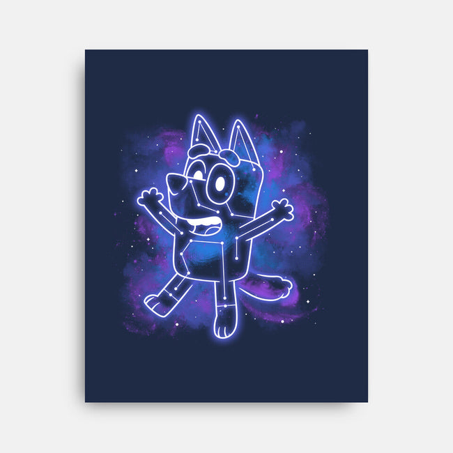 Heeler Constellation-None-Stretched-Canvas-retrodivision