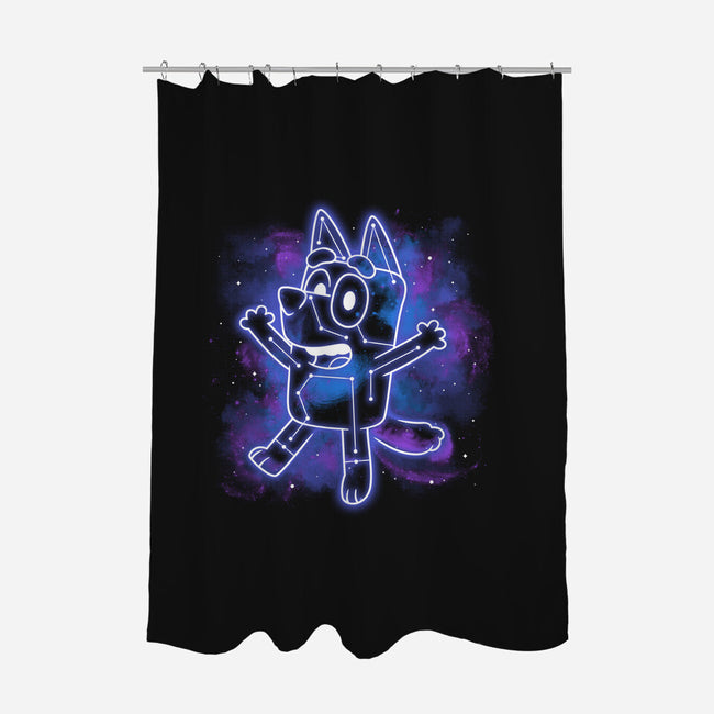 Heeler Constellation-None-Polyester-Shower Curtain-retrodivision