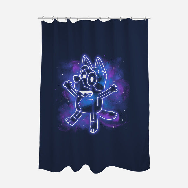 Heeler Constellation-None-Polyester-Shower Curtain-retrodivision