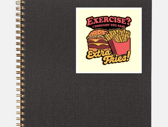 Burger Fries Exercise