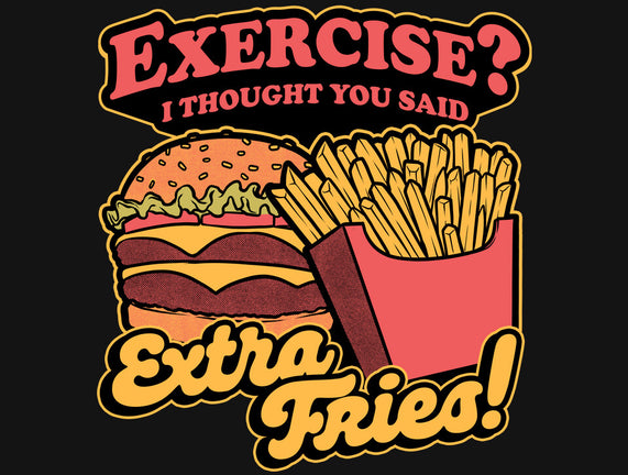 Burger Fries Exercise