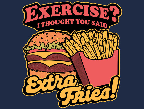 Burger Fries Exercise
