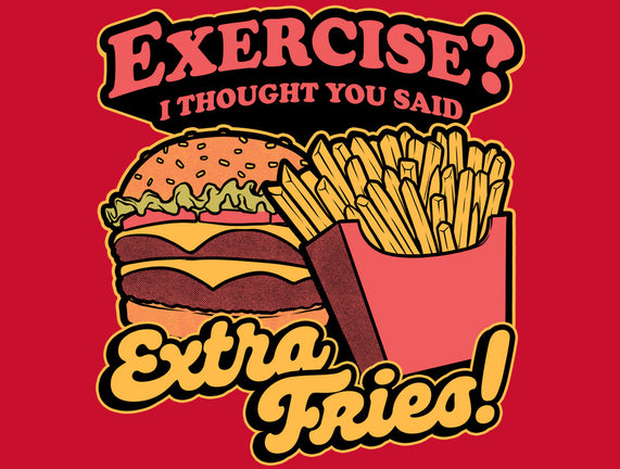 Burger Fries Exercise