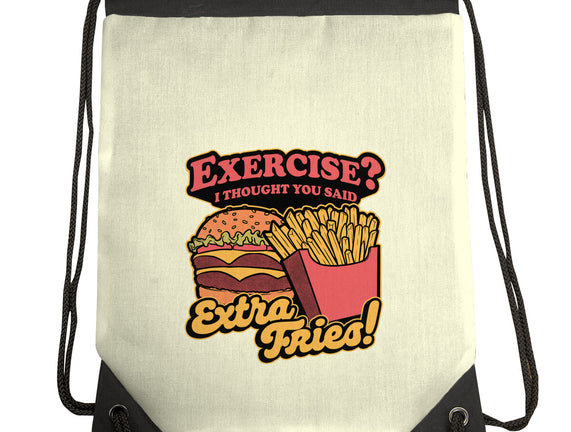 Burger Fries Exercise