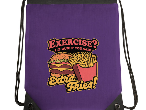 Burger Fries Exercise