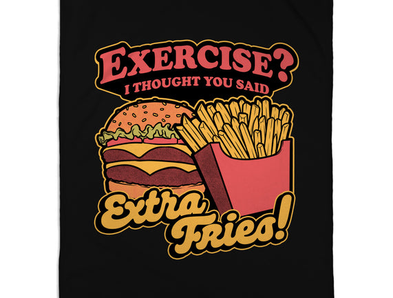 Burger Fries Exercise
