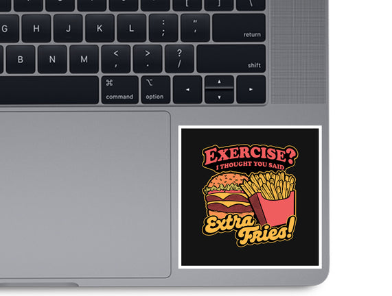 Burger Fries Exercise