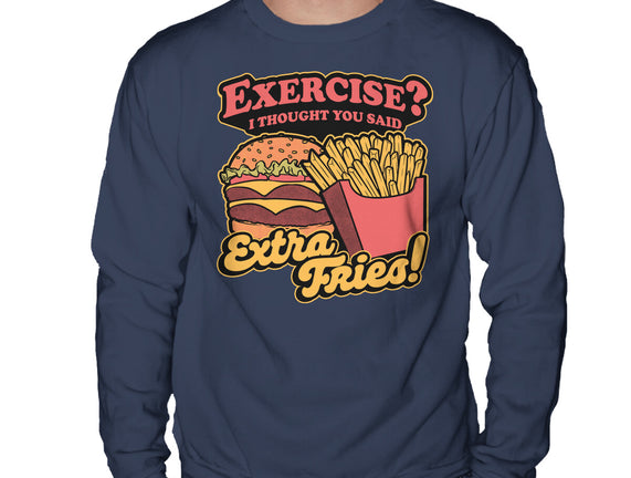 Burger Fries Exercise