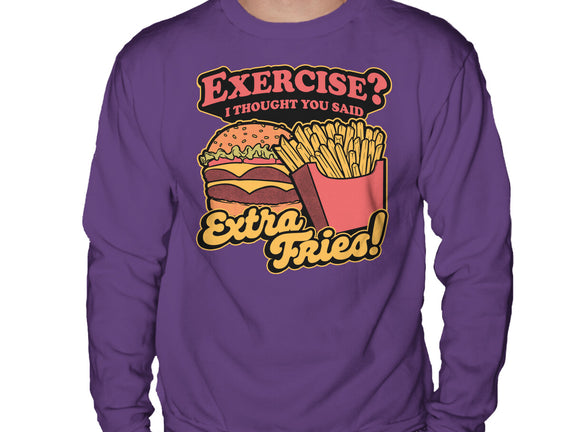 Burger Fries Exercise