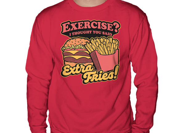 Burger Fries Exercise