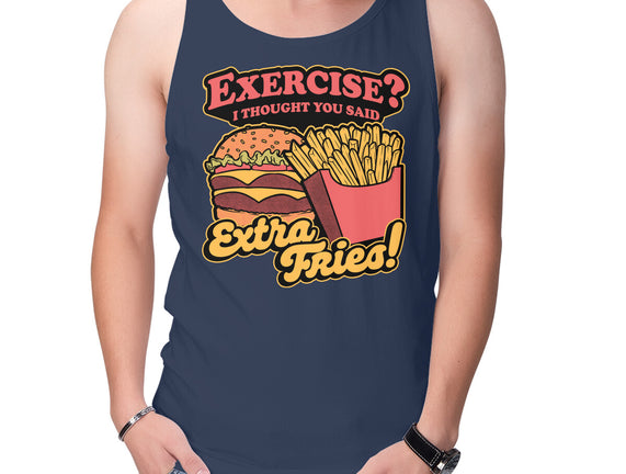 Burger Fries Exercise