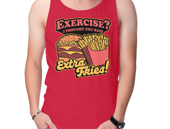 Burger Fries Exercise