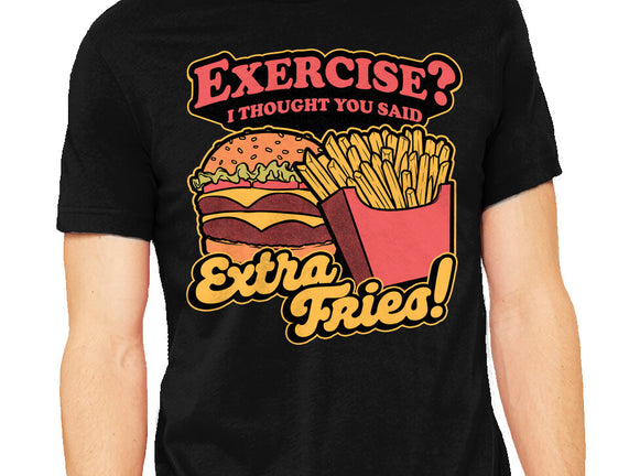 Burger Fries Exercise