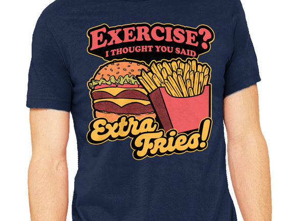Burger Fries Exercise