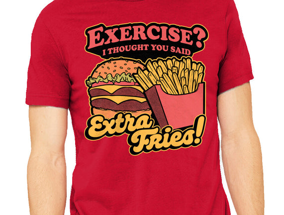 Burger Fries Exercise