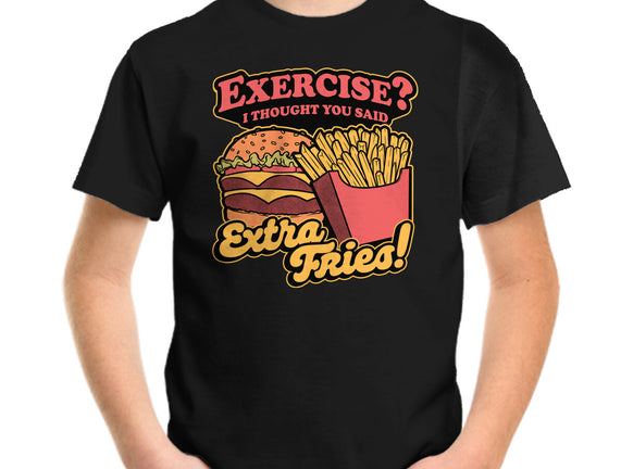 Burger Fries Exercise
