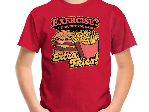 Burger Fries Exercise