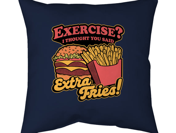 Burger Fries Exercise