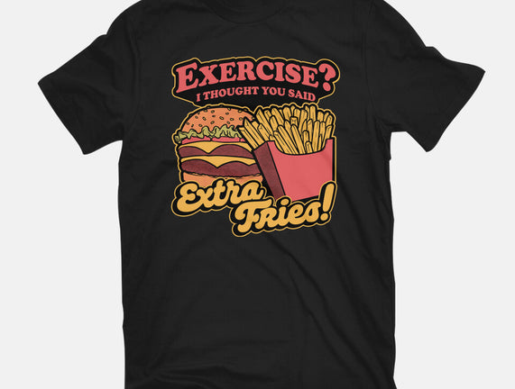 Burger Fries Exercise
