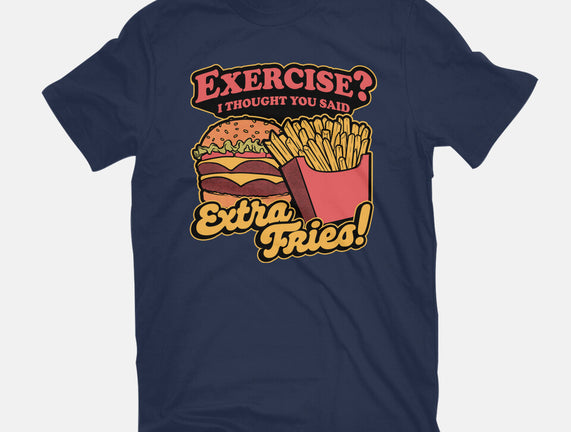 Burger Fries Exercise