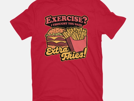 Burger Fries Exercise