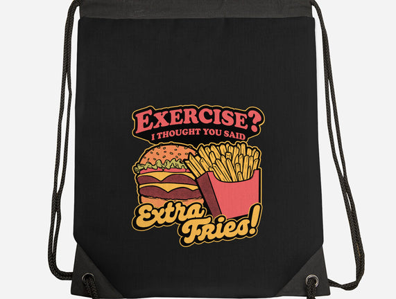 Burger Fries Exercise