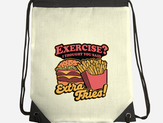 Burger Fries Exercise