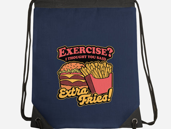 Burger Fries Exercise