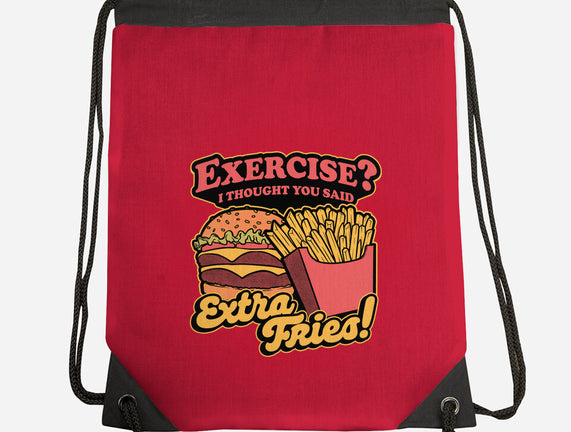 Burger Fries Exercise