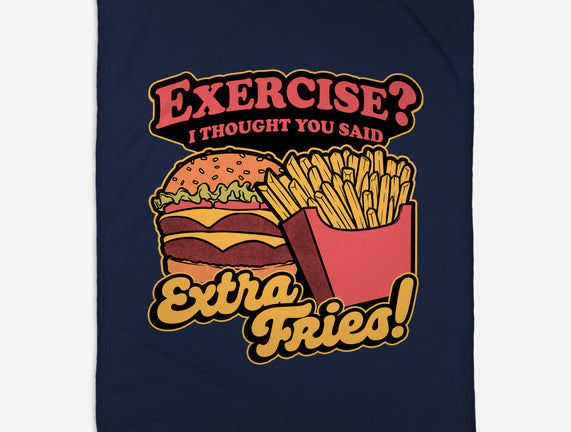 Burger Fries Exercise