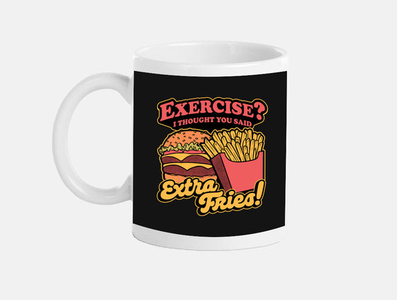 Burger Fries Exercise