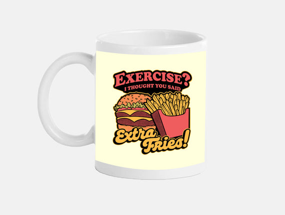 Burger Fries Exercise