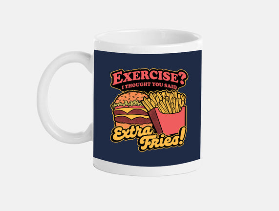 Burger Fries Exercise
