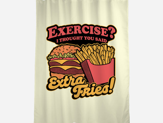 Burger Fries Exercise