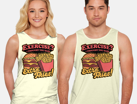 Burger Fries Exercise