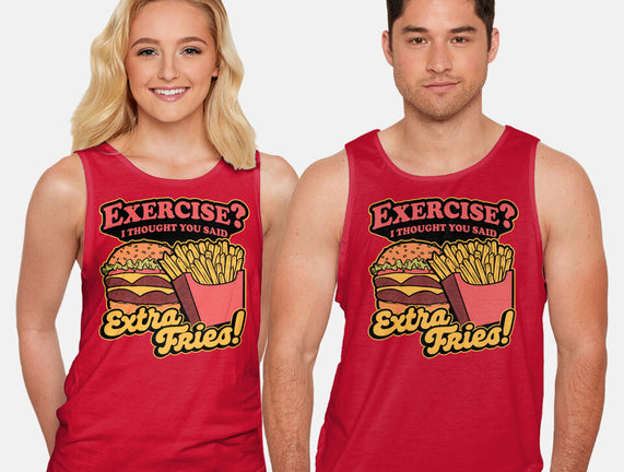 Burger Fries Exercise