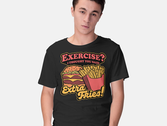 Burger Fries Exercise