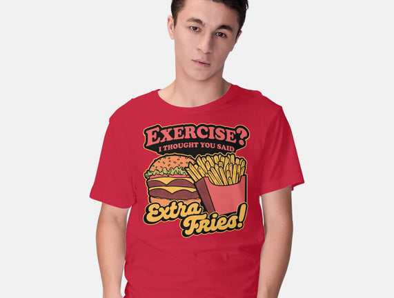 Burger Fries Exercise