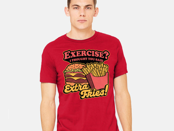 Burger Fries Exercise