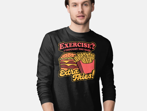 Burger Fries Exercise