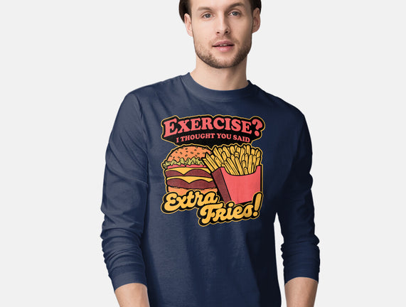 Burger Fries Exercise