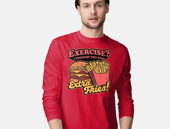 Burger Fries Exercise