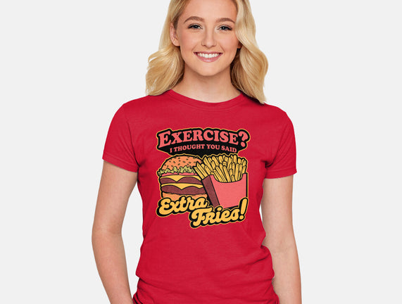 Burger Fries Exercise